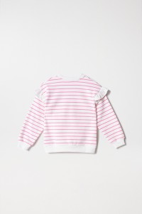 SWEATSHIRT  RAYURES POUR FILLE DITION LIMITE