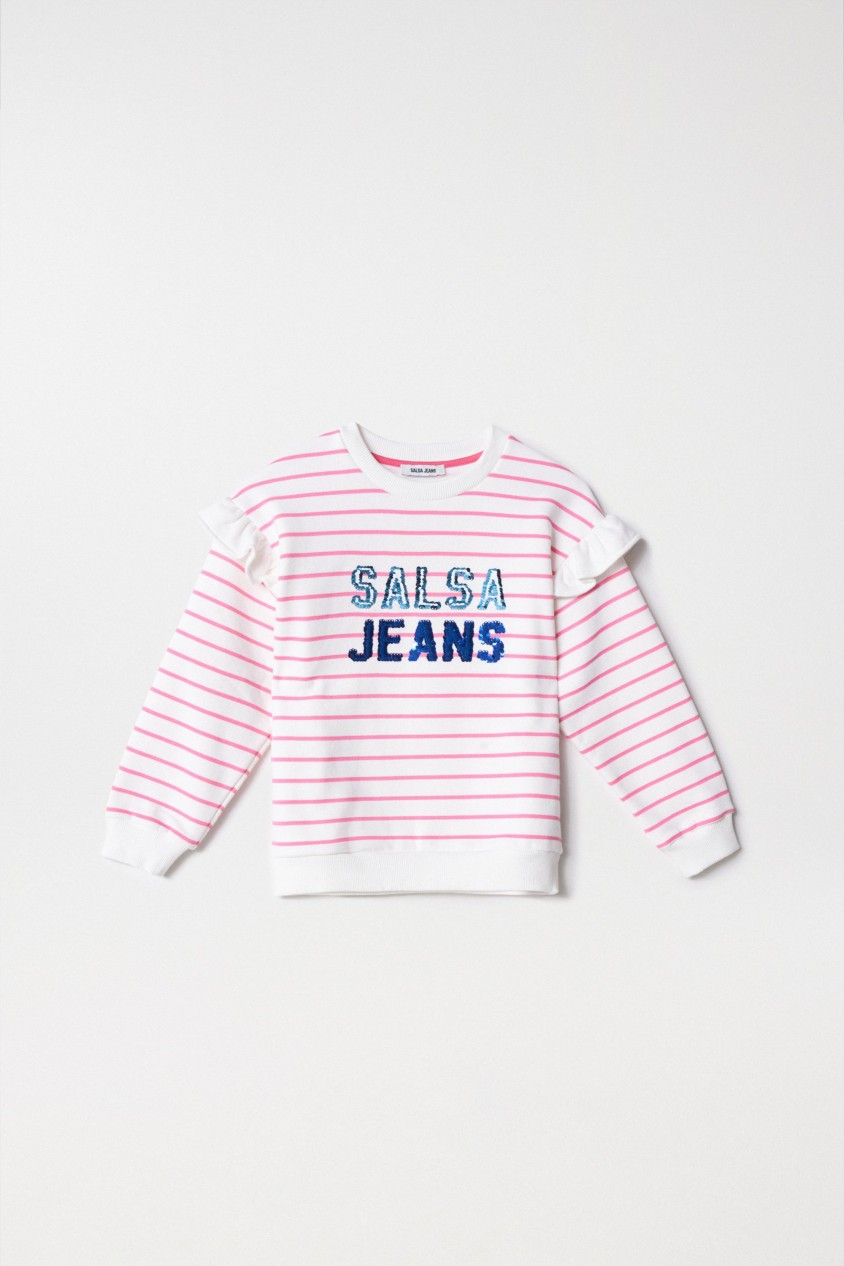 LIMITED EDITION STRIPED SWEATSHIRT FOR GIRLS