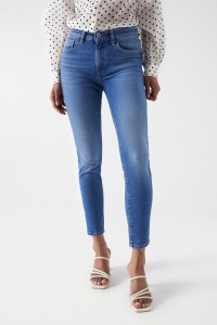 DESTINY PUSH UP CROPPED SKINNY JEANS