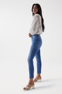 DESTINY PUSH UP-JEANS, CROPPED SKINNY