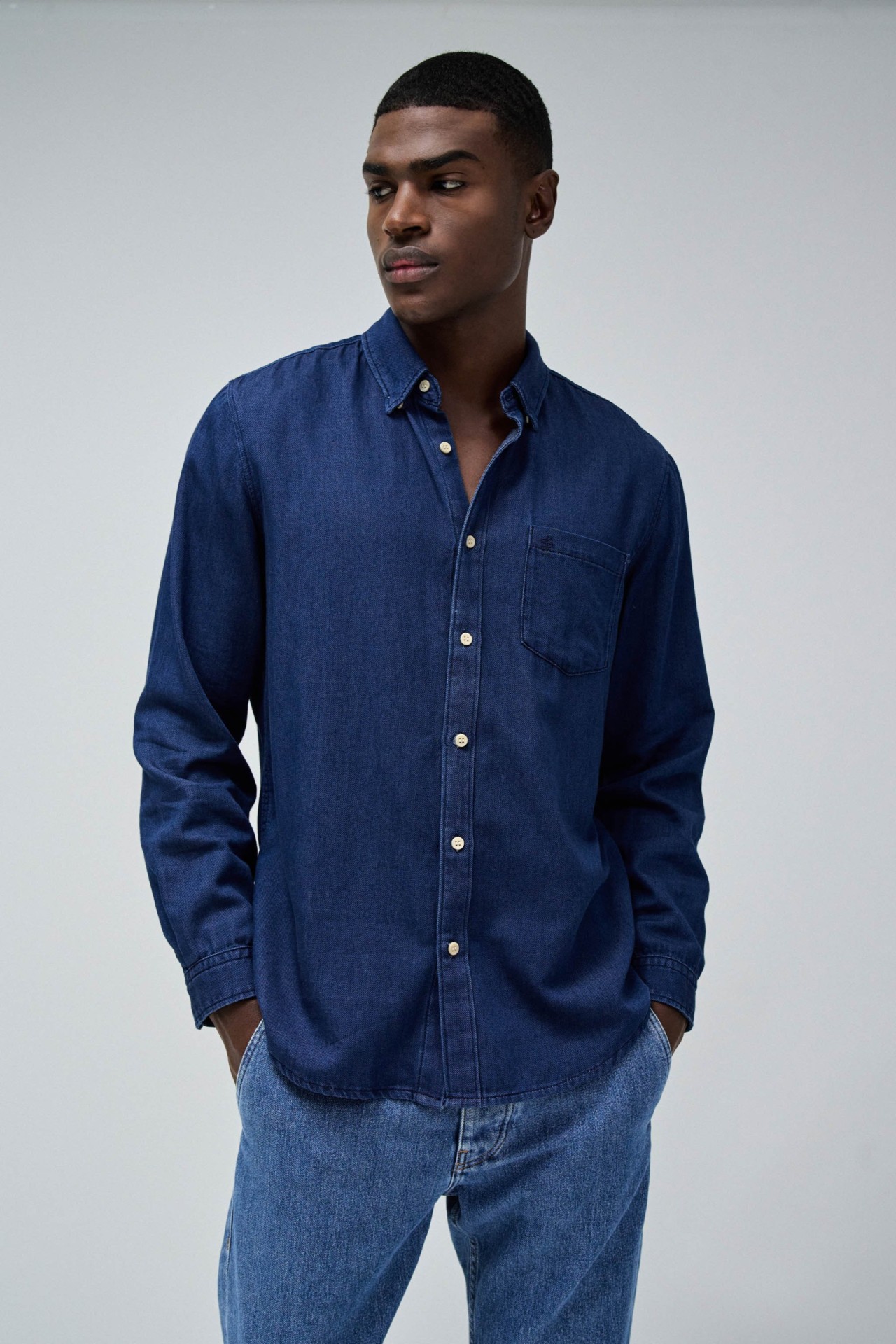 REGULAR FIT DENIM SHIRT