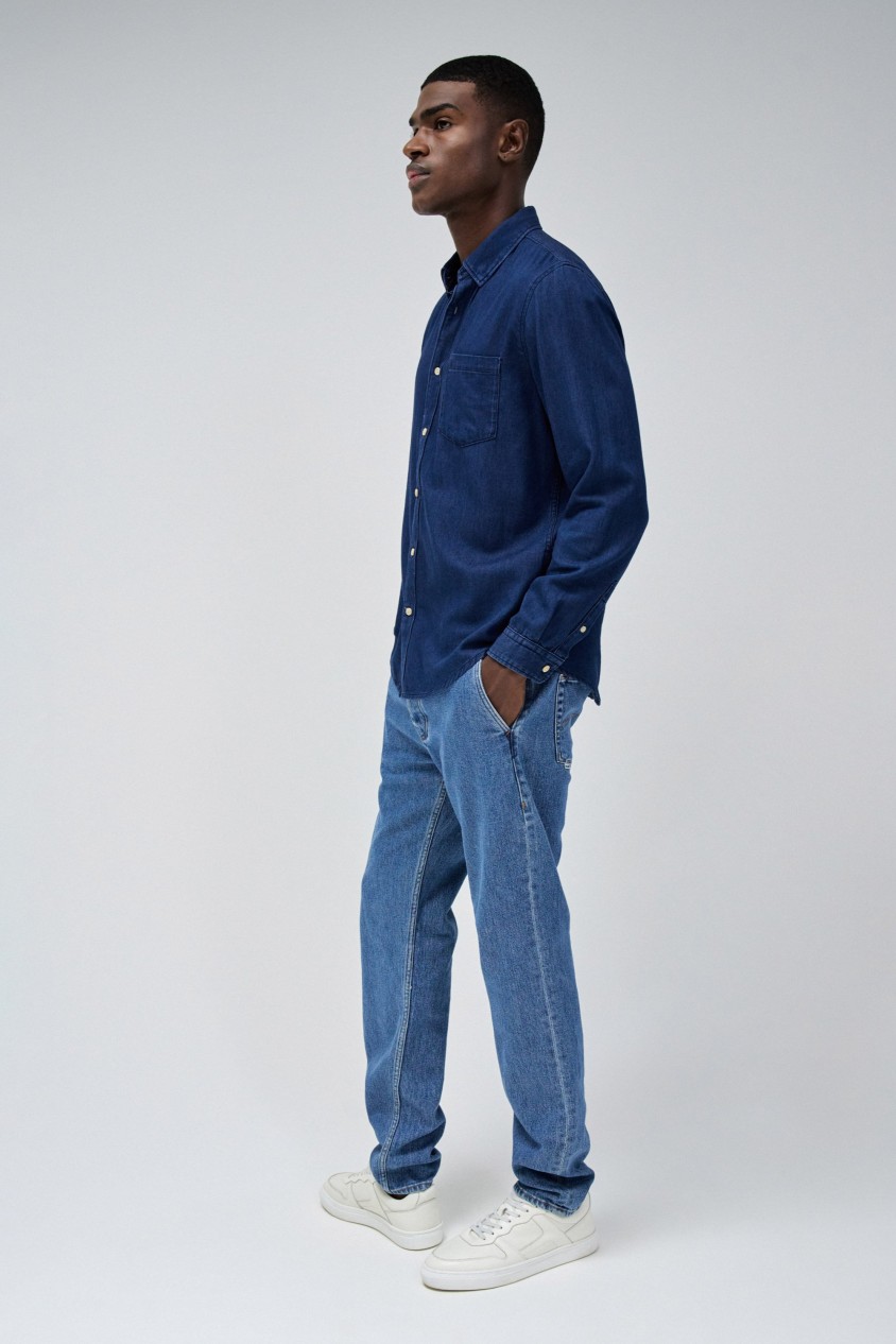 REGULAR FIT DENIM SHIRT