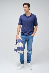 JEANS S-ACTIV SLIM FIT WITH RIPS