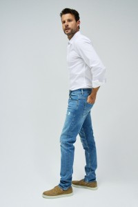 VAQUEROS S-ACTIV SLIM FIT CON ROTOS