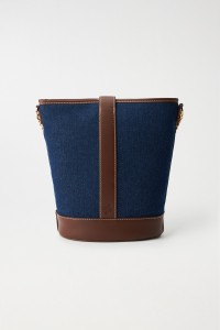 MALA BUCKET EM DENIM