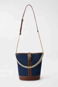 MALA BUCKET EM DENIM