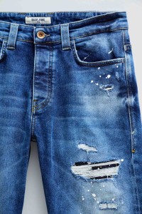 JEANS CRAFTSERIES WITH RIPS