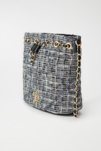 BUCKET BAG IN TWEED