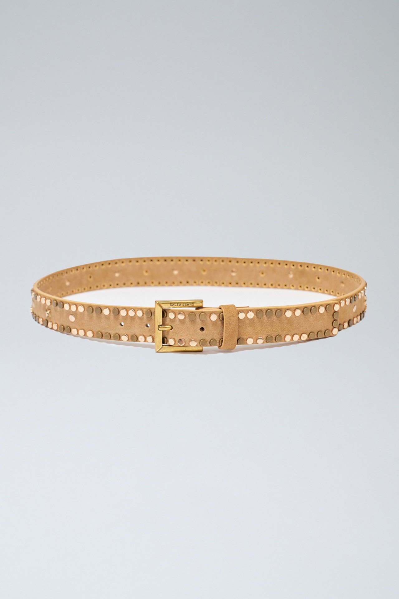 LEATHER BELT WITH STUDS