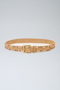 LEATHER BELT WITH STUDS