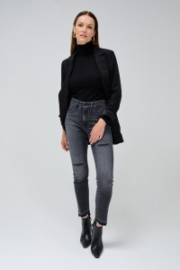 VAQUEROS FAITH PUSH IN CROPPED SKINNY