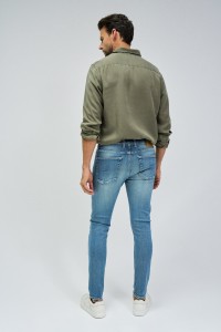 SKINNY JEANS WITH WASHING EFFECT