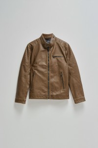 BIKER JACKET LEATHER EFFECT