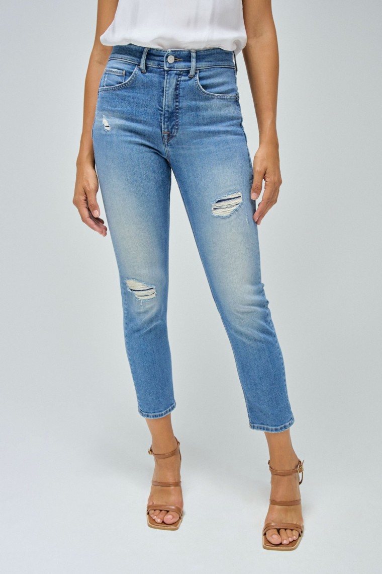 VAQUEROS FAITH PUSH IN CROPPED SLIM