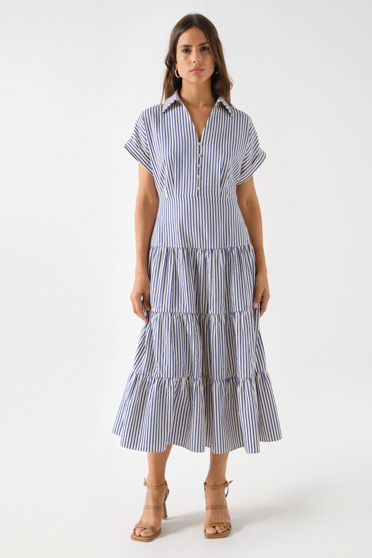 LONG STRIPED DRESS