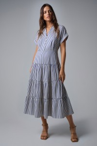 LONG STRIPED DRESS