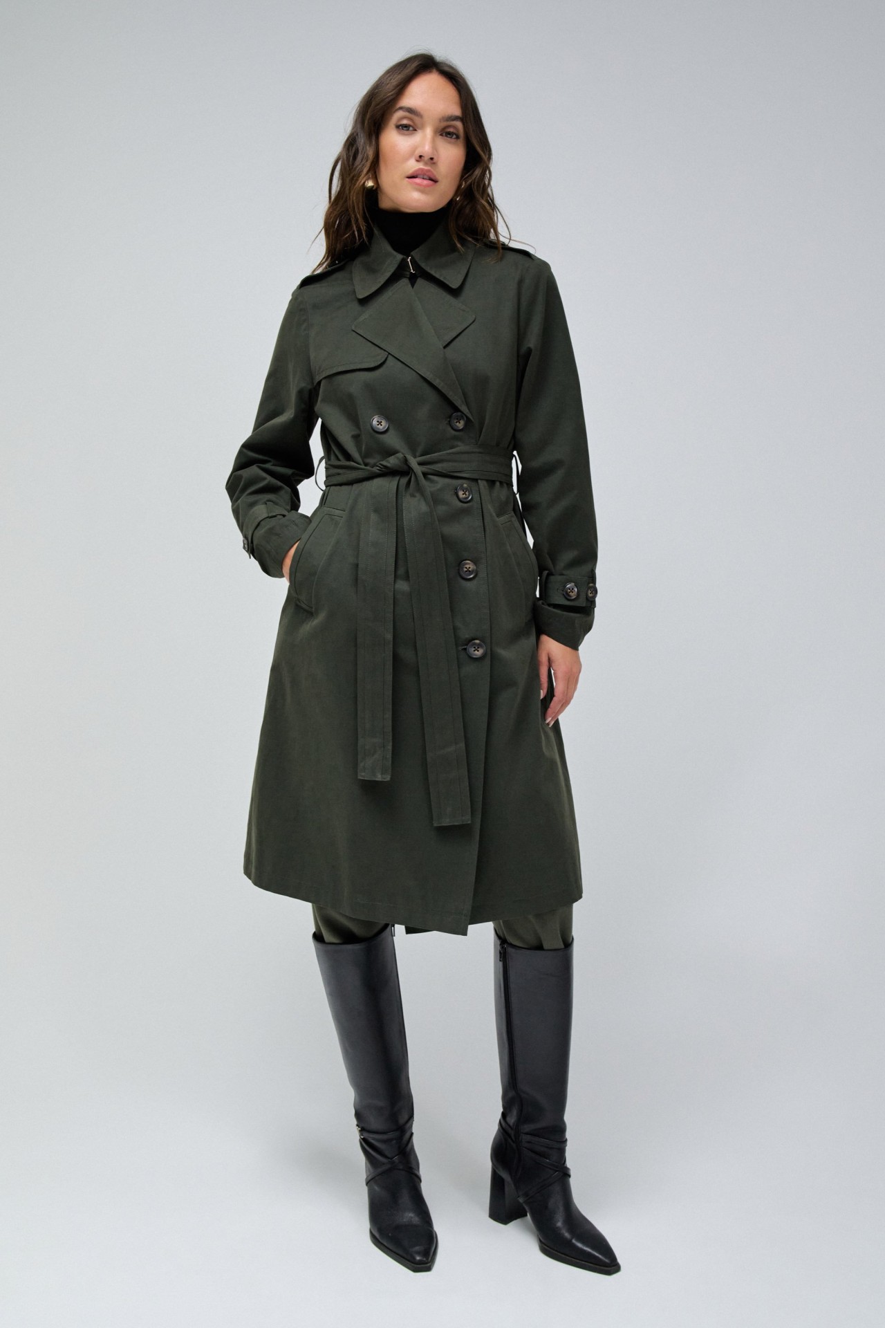 TRENCH COAT WITH BELT