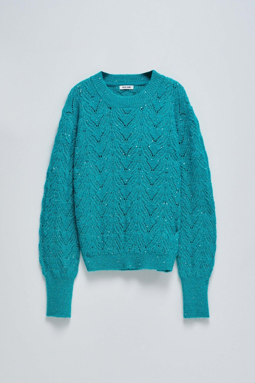 PULLOVER AUS STRICKMUSTER STRICKMUSTER