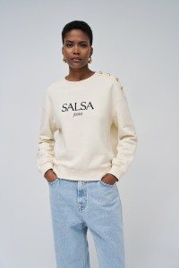 SWEATSHIRT WITH BRANDING