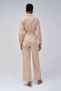 CARGO JUMPSUIT WITH BELT