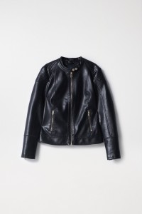 LEATHER EFFECT COAT