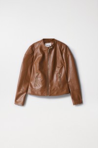 LEATHER EFFECT COAT