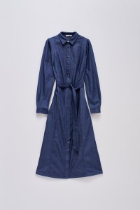 LONG LIGHTDENIM DRESS