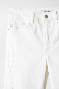 DESTINY PUSH UP UNBLEACHED FLARE JEANS WITH SLITS