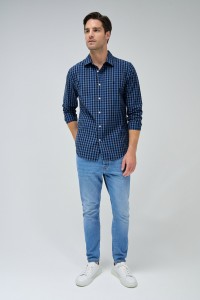 CAMISA SLIM FIT DE CUADROS