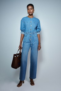 DENIM JUMPSUIT WITH BUTTONS