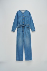 DENIM JUMPSUIT WITH BUTTONS