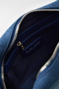 SCHULTERTASCHE AUS DENIM