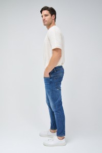 JEANS TAPERED CROPPED SLIM