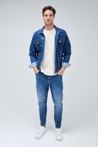 JEANS TAPERED CROPPED SLIM