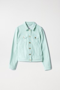 BLOUSON EN DENIM AVEC BOUTONS DORS