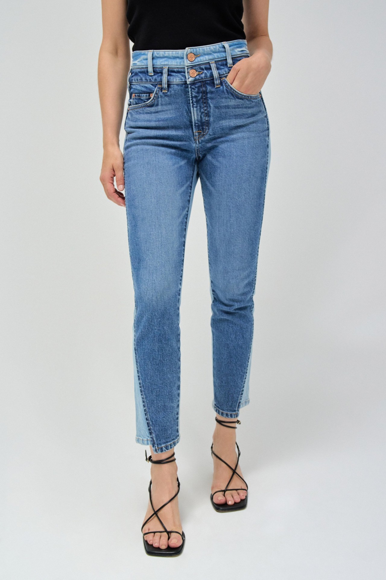 JEANS FAITH PUSH IN DUPLA CINTURA