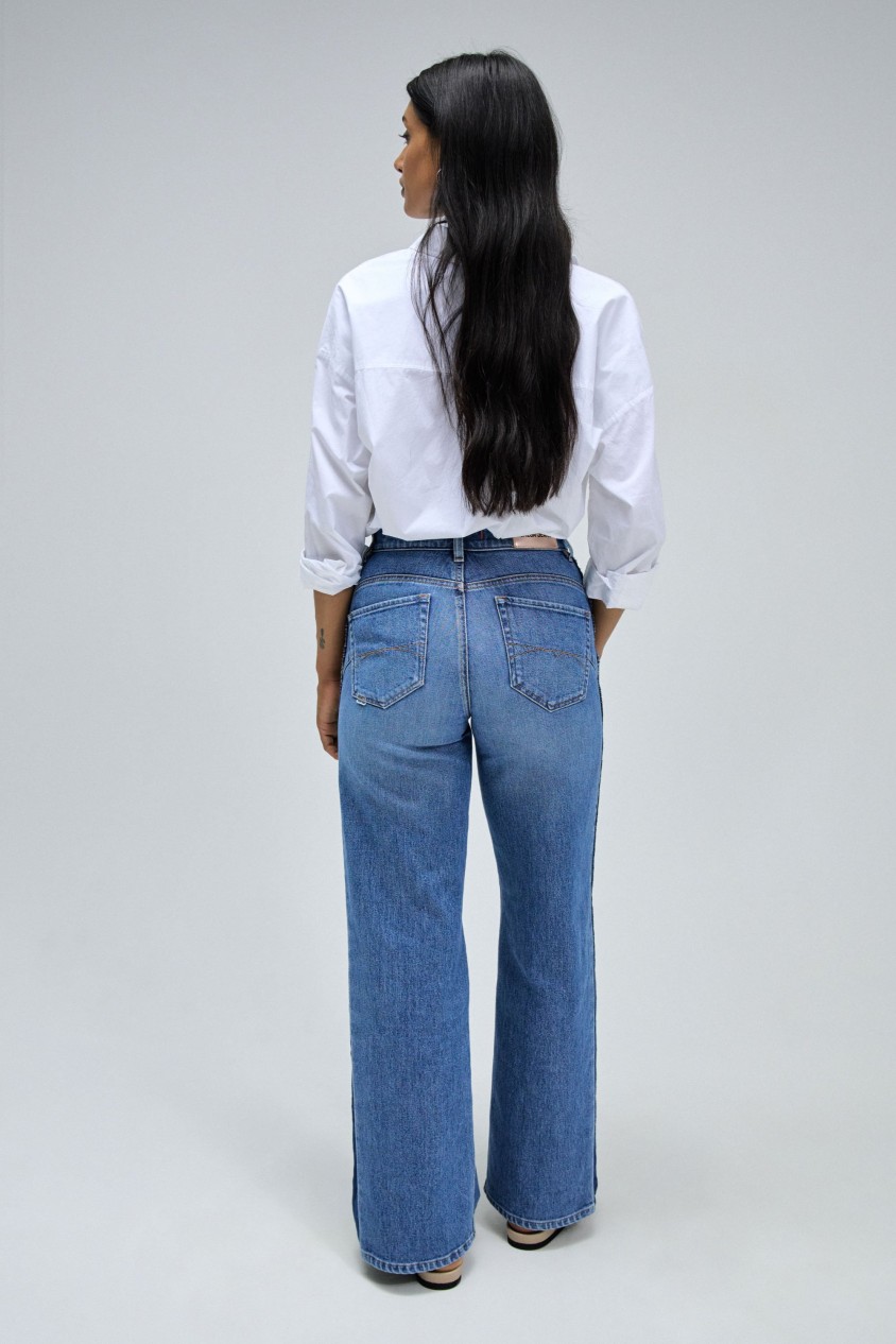 FAITH PUSH IN WIDE JEANS