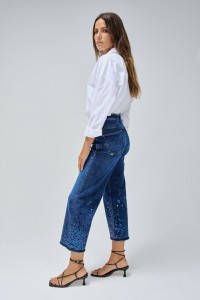 VAQUEROS FAITH PUSH IN CROPPED STRAIGHT