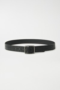 CEINTURE EN CUIR TEXTUR