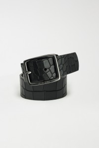 CEINTURE EN CUIR TEXTUR