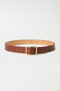 TEXTURED LEATHER BELT