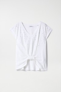 T-SHIRT REGULAR AVEC PAILLETTES