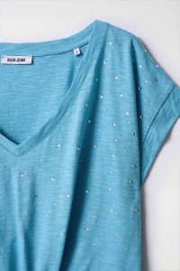 T-SHIRT REGULAR AVEC PAILLETTES