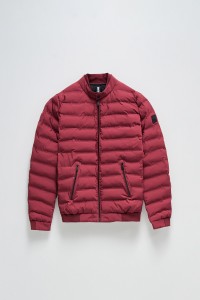 JEANSMANTEL PUFFER MIT TASCHE