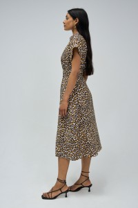 VESTIDO COMPRIDO ANIMAL PRINT