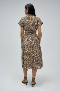 VESTIDO COMPRIDO ANIMAL PRINT