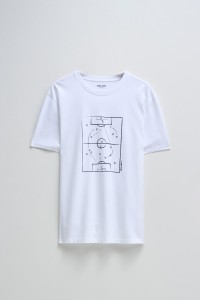 T-SHIRT DE FOOTBALL AVEC IMPRIM FRONTAL