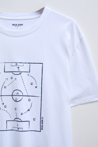 T-SHIRT FUSSBALL MIT FRONTDRUCK