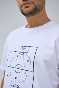 T-SHIRT FUSSBALL MIT FRONTDRUCK