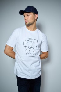 FOOTBALL T-SHIRT WITH FRONT PRINT